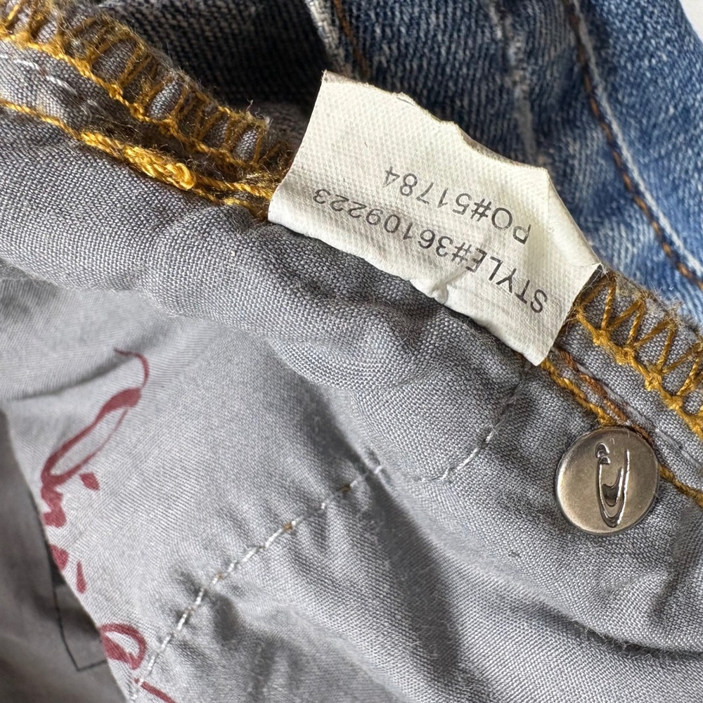 O'Neill Jeans Mens 36x31 Y2K Bootcut Blue Surf Skate Denim Distressed Vintage - Picture 4 of 10